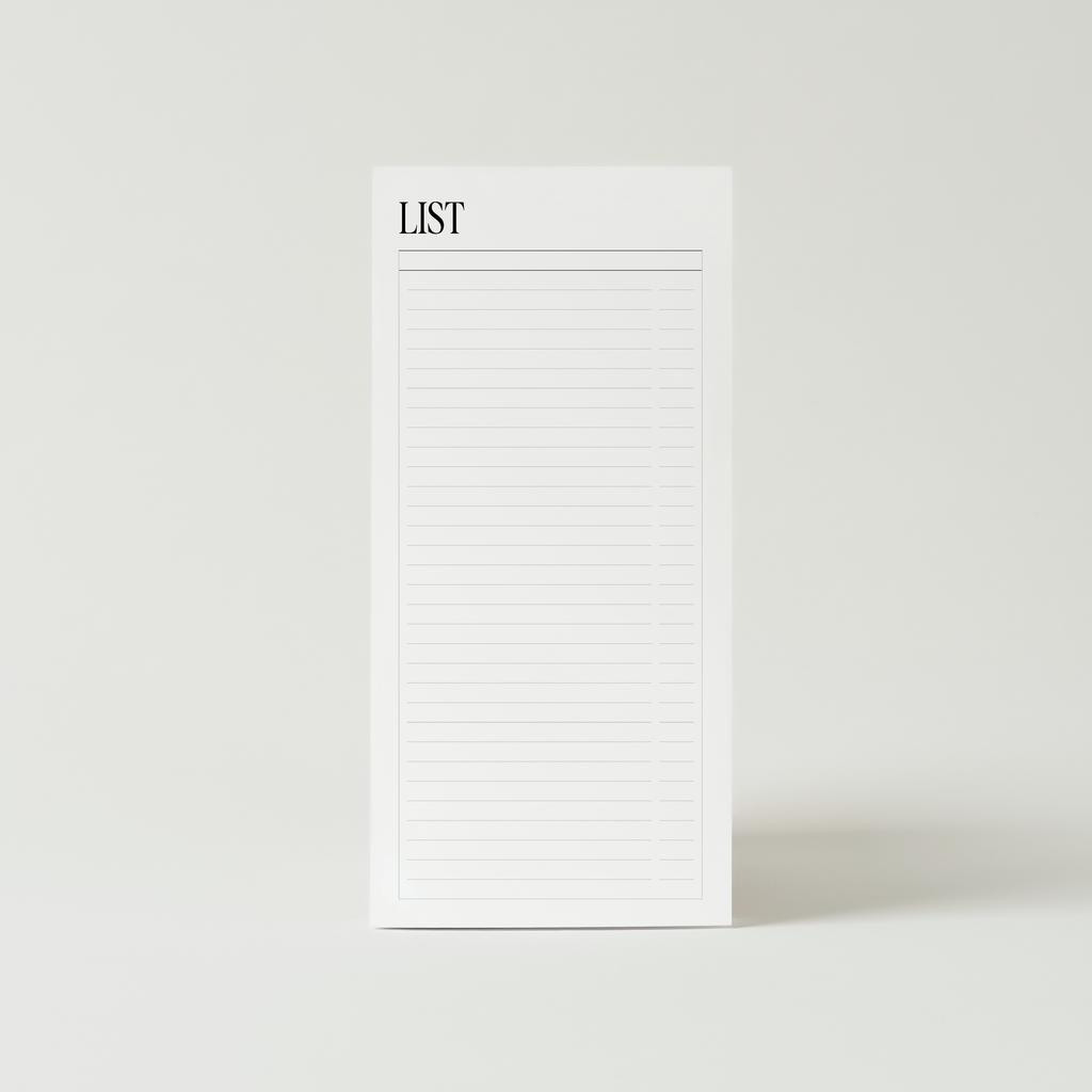Bloc-Notes Liste