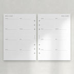 Undated Minimal Weekly Overview
