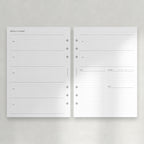 Undated Horizontal Weekly Detailed