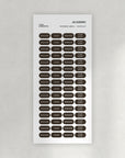 Academic Rounded Labels Stickers