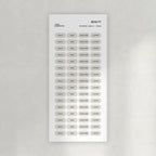Beauty Rounded Labels Stickers