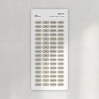 Beauty Rounded Labels Stickers