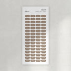 Beauty Rounded Labels Stickers