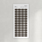 Beauty Rounded Labels Stickers