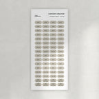 Content Creator Rounded Labels Stickers