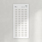 Work Rounded Labels Stickers