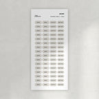 Work Rounded Labels Stickers
