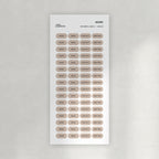 Work Rounded Labels Stickers