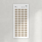 Work Rounded Labels Stickers