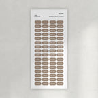 Work Rounded Labels Stickers