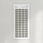 Work Rounded Labels Stickers