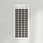 Work Rounded Labels Stickers