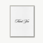 Merci Script Greeting Card