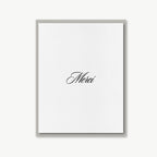 Merci Script Greeting Card