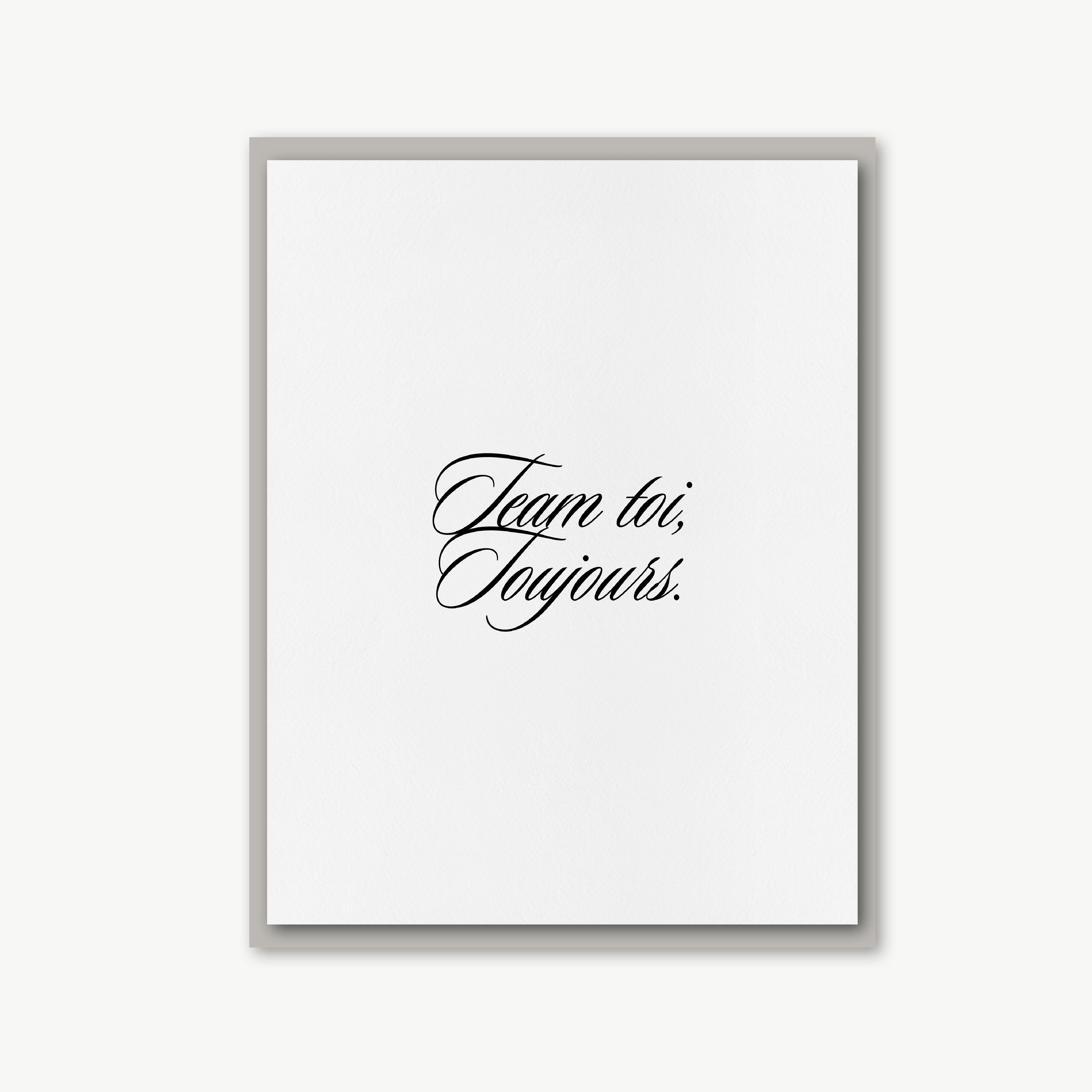 Team Toi Greeting Card
