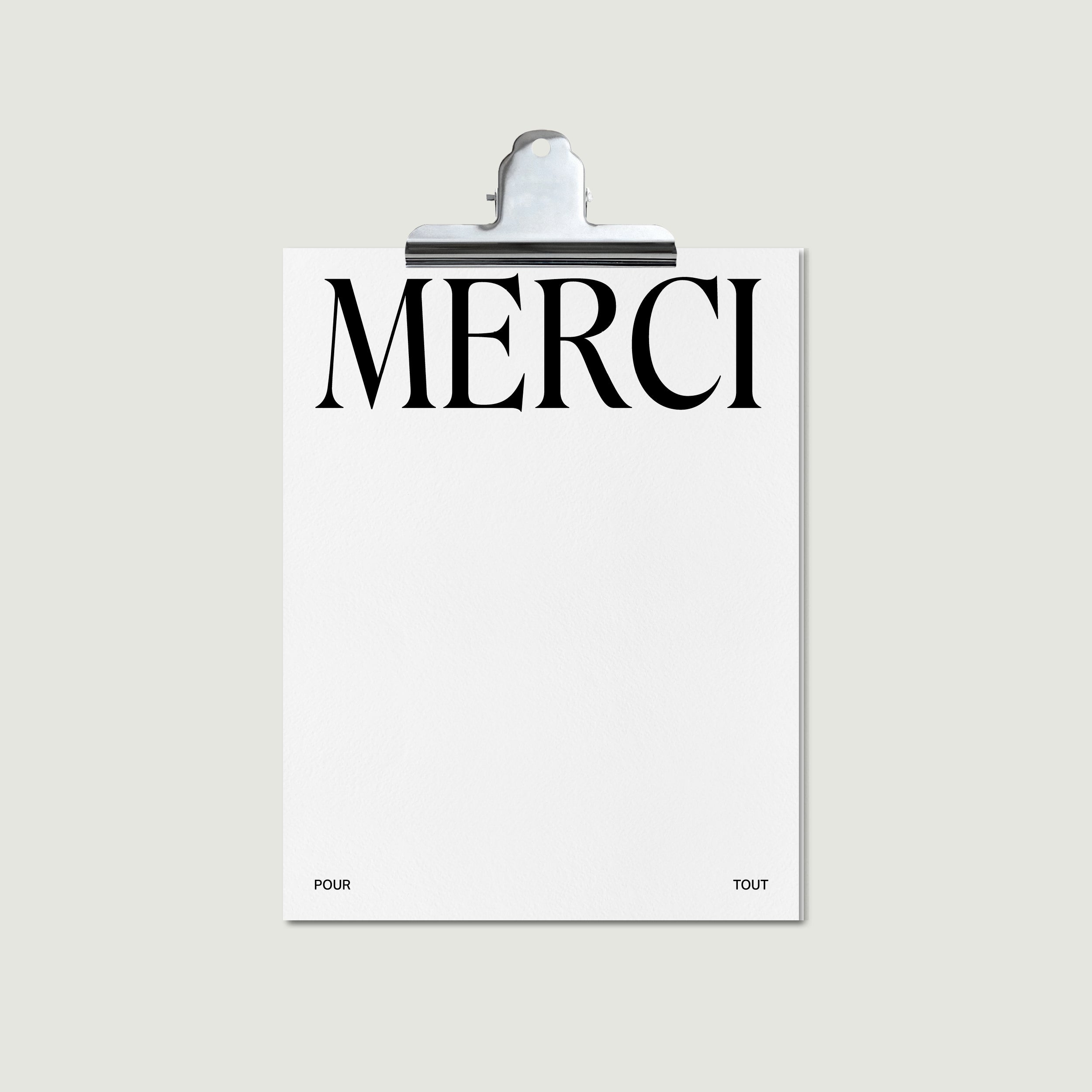 Carte Merci Pour Tout