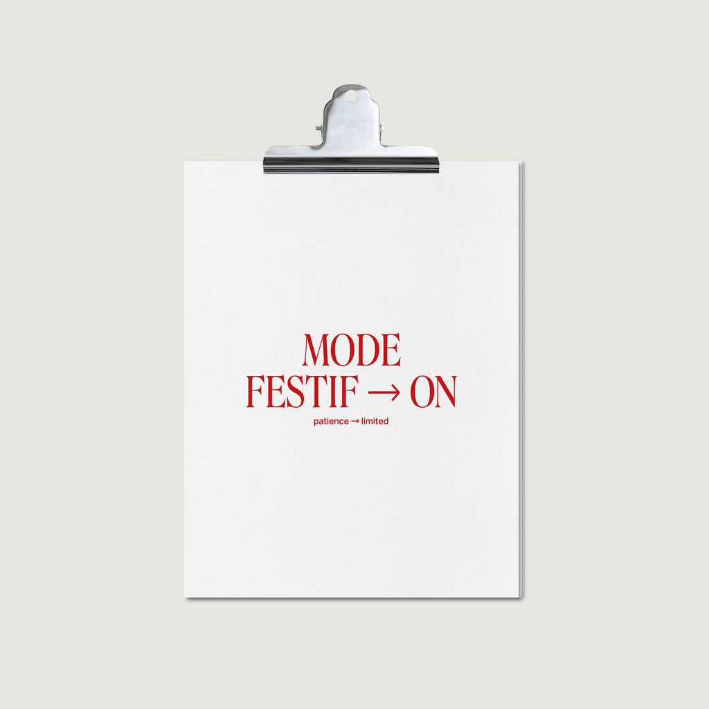 Carte Mode Festif