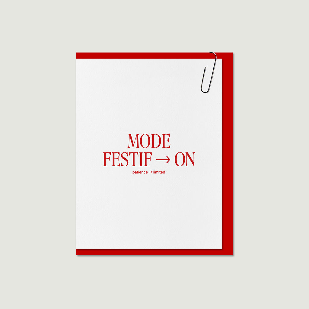 Carte Mode Festif