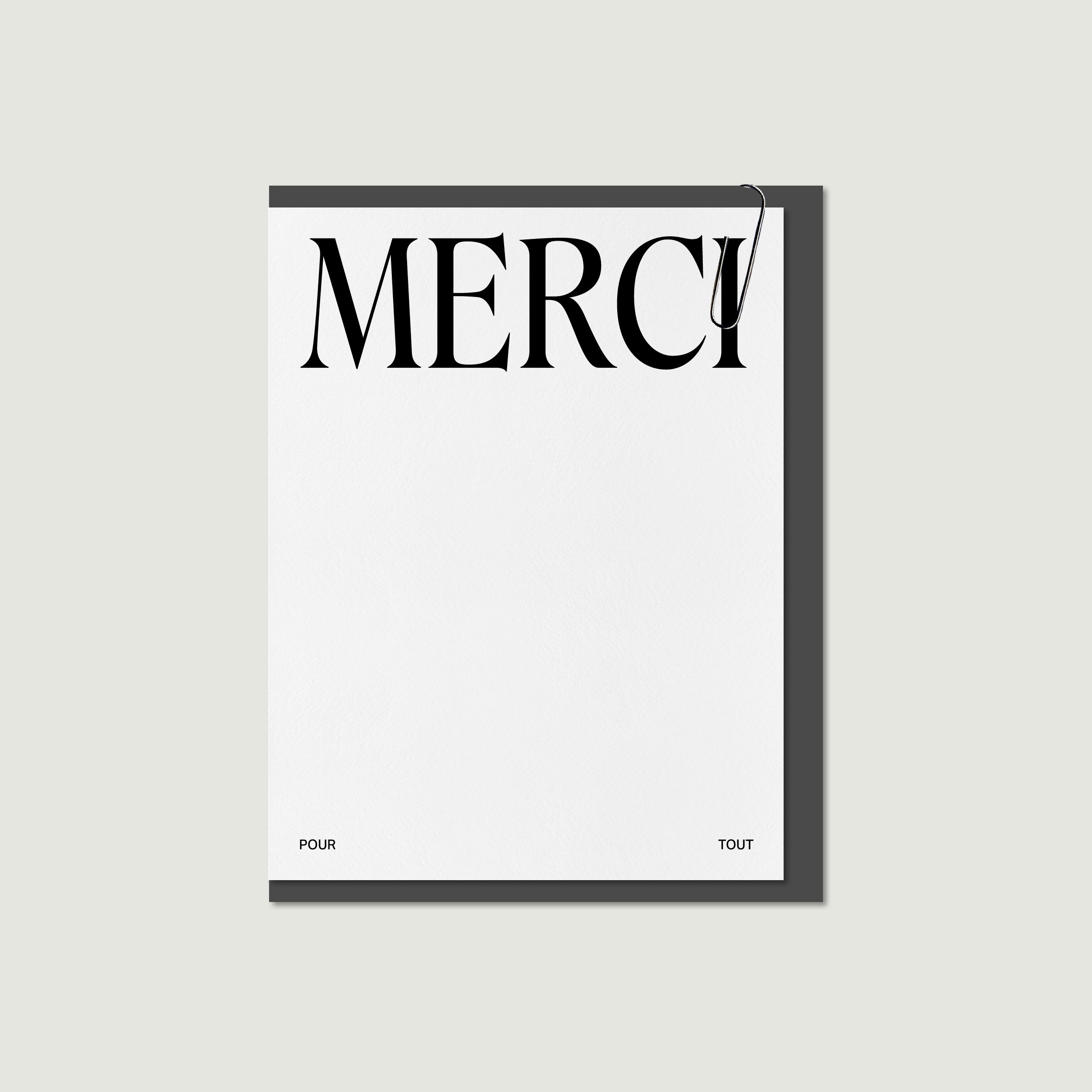 Carte Merci Pour Tout