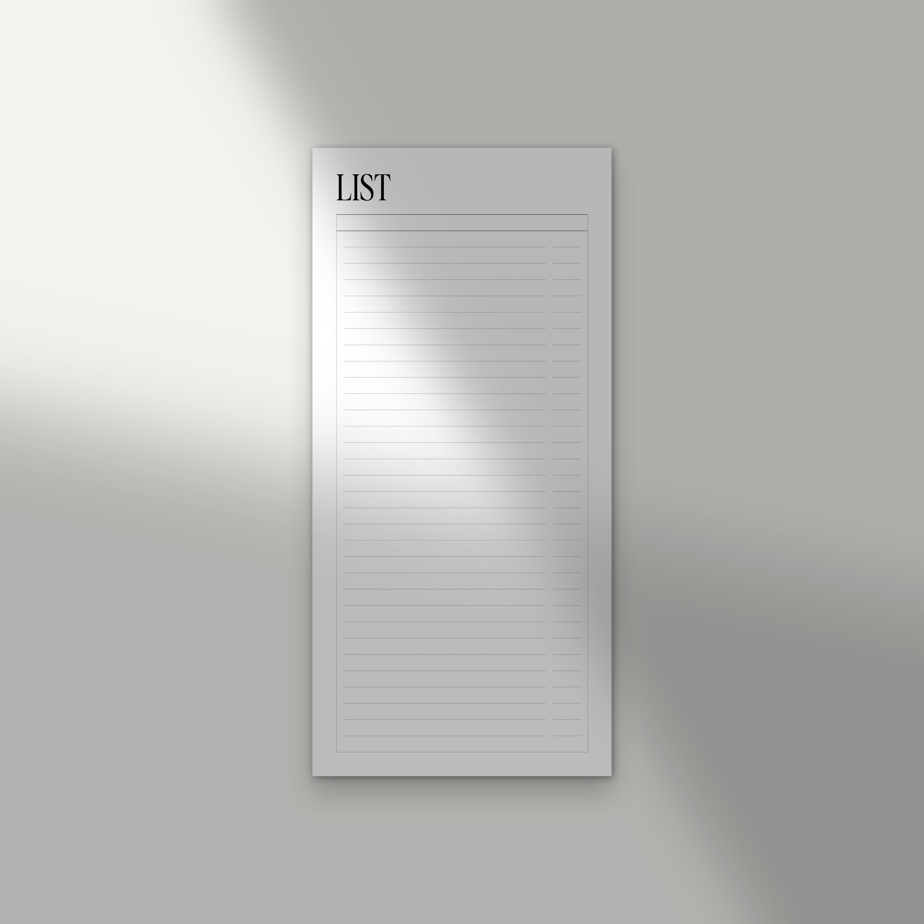 List Notepad
