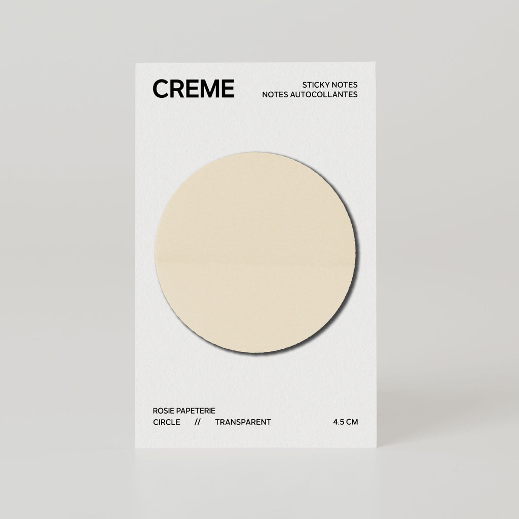 Circle Transparent Sticky Notes