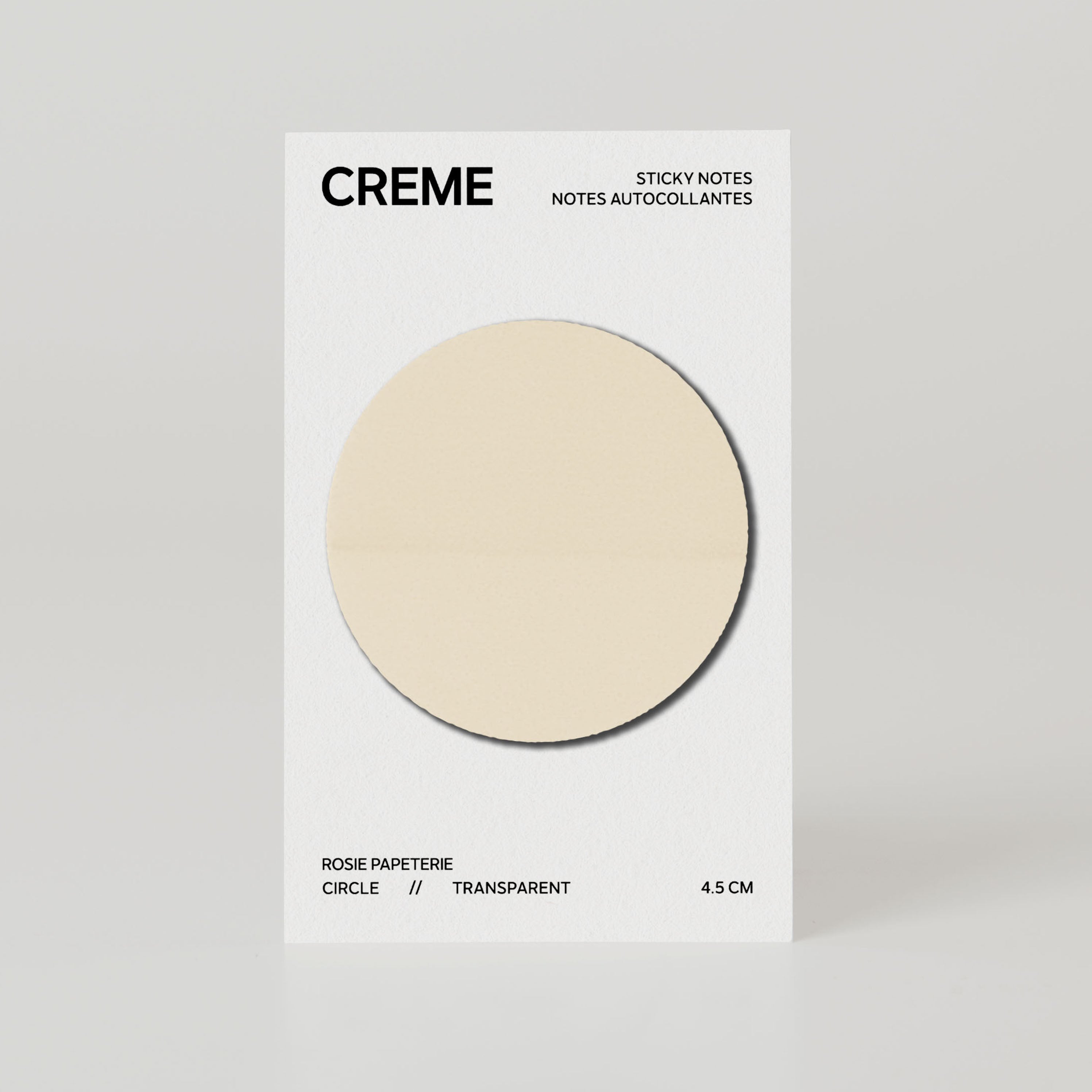 Circle Transparent Sticky Notes