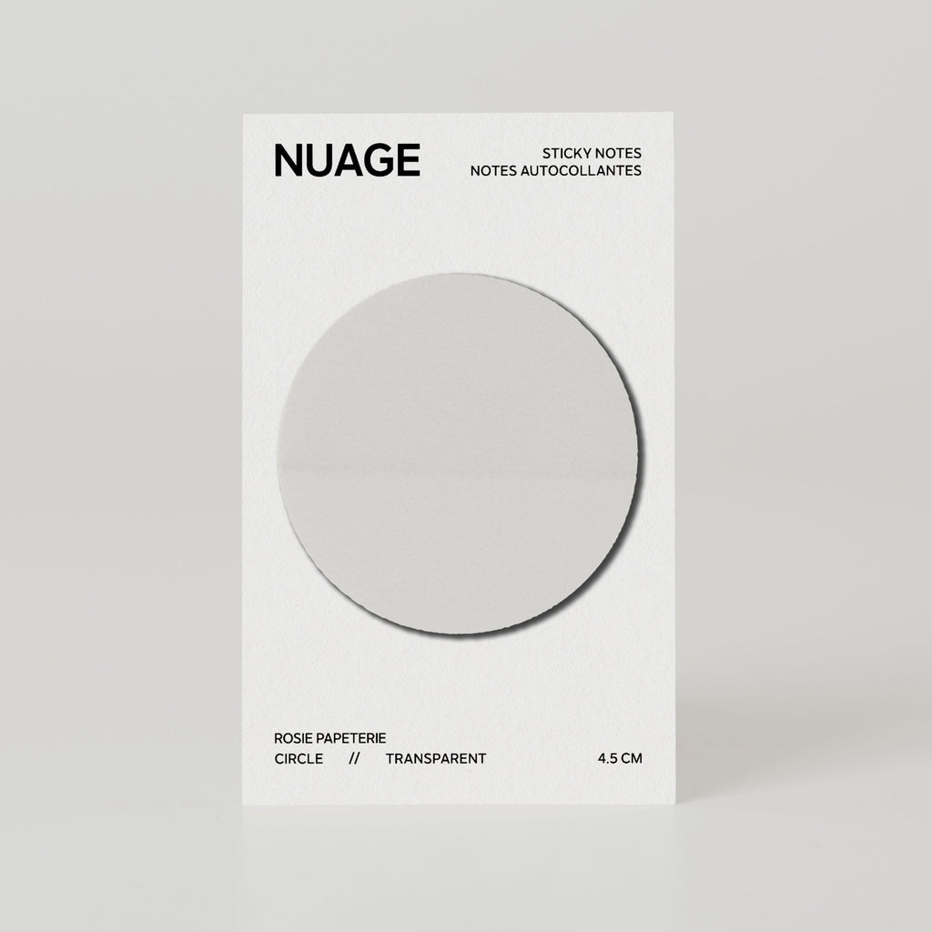 Circle Transparent Sticky Notes