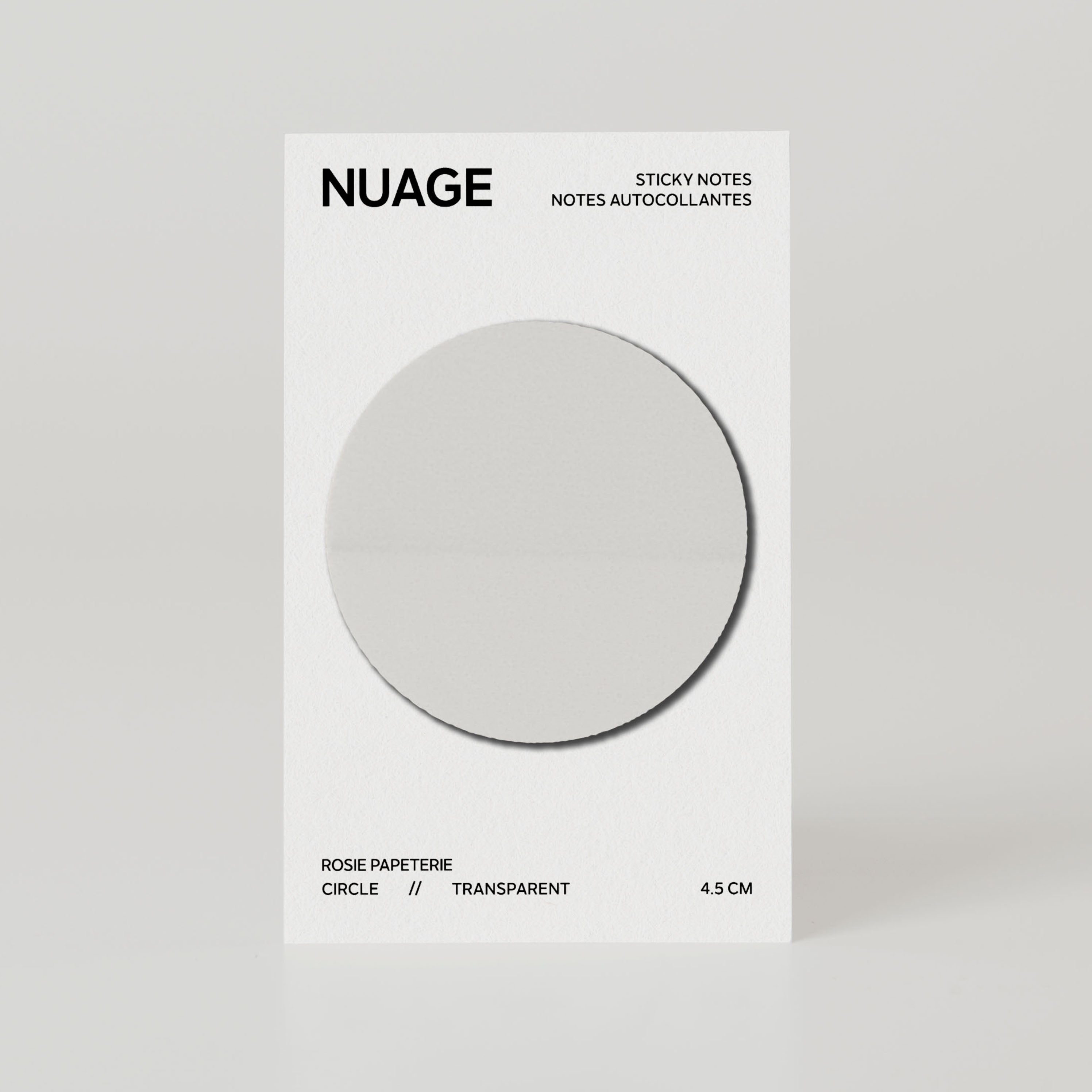 Circle Transparent Sticky Notes