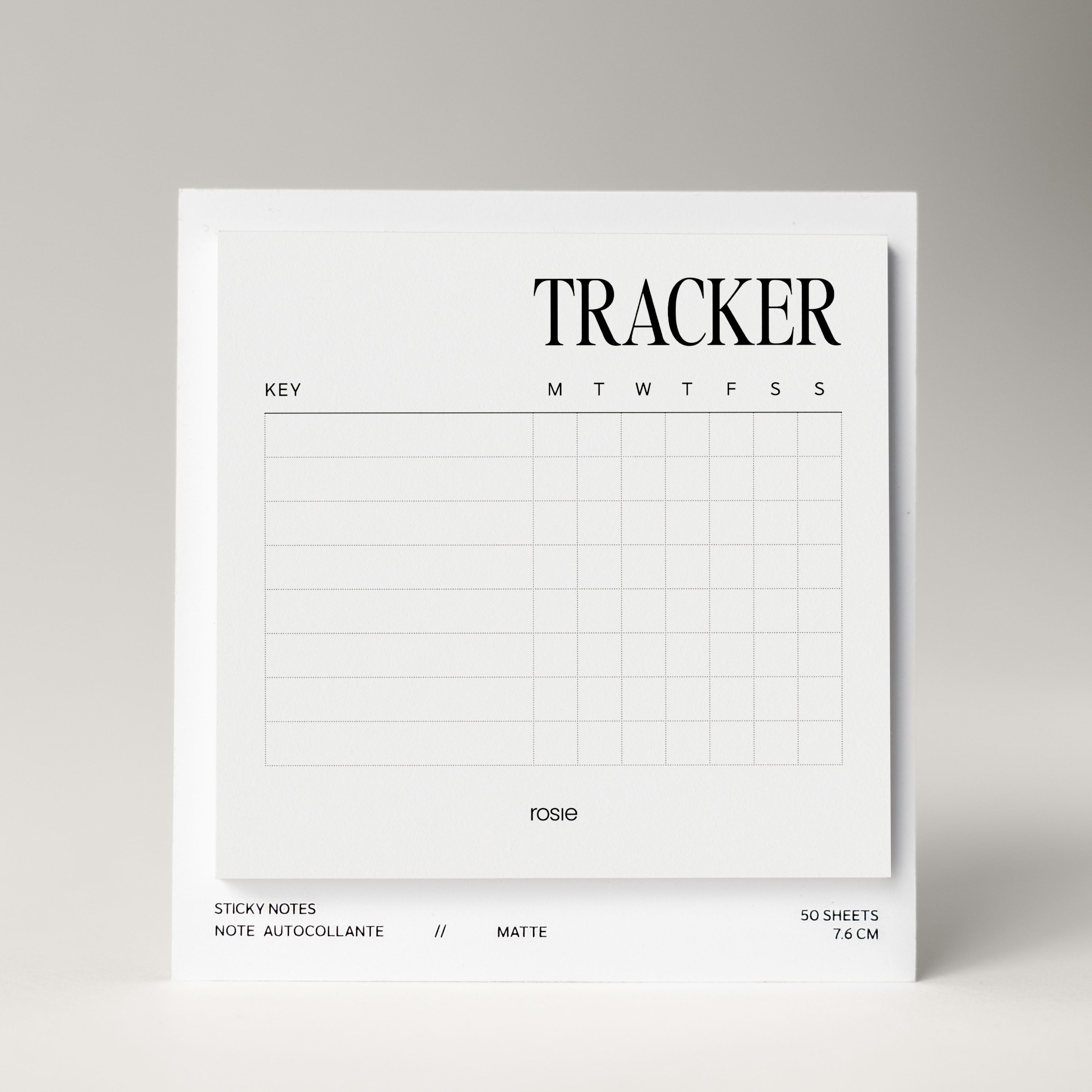 Tracker Sticky Notes