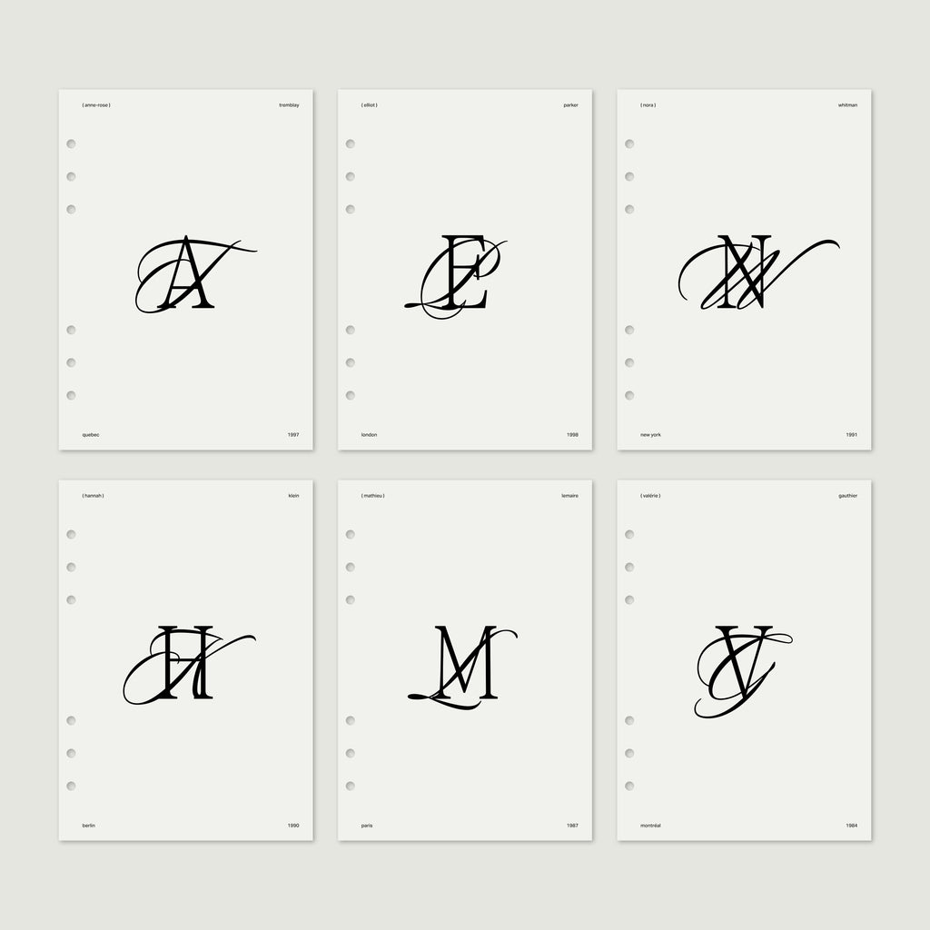 Custom Monogram Dashboard