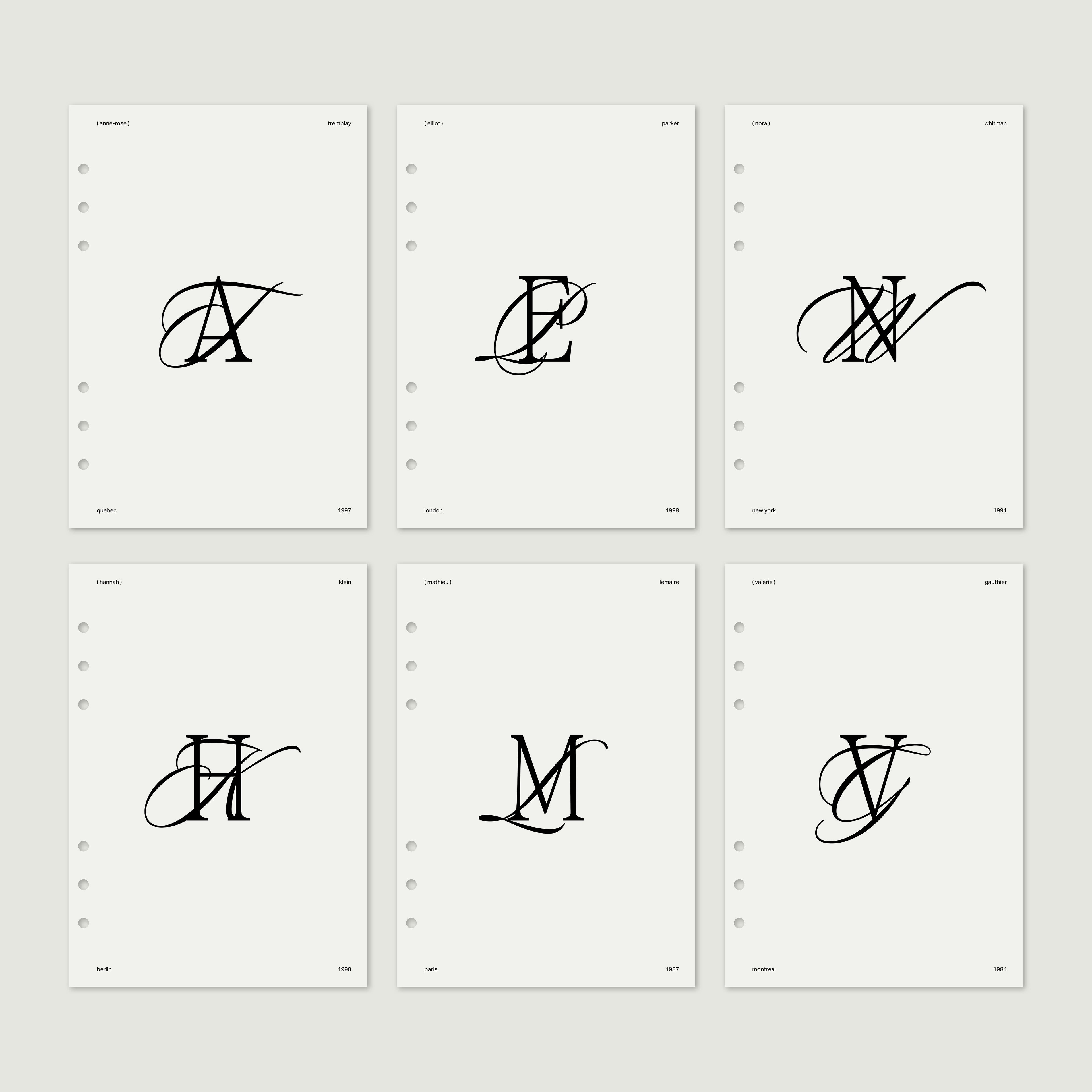 Custom Monogram Dashboard