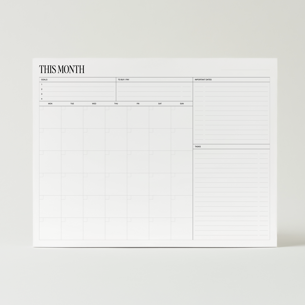 Monthly DeskPad