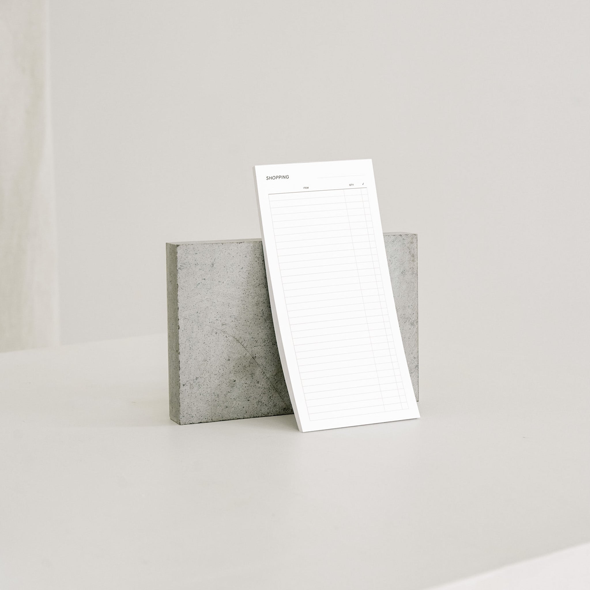 Shopping List Notepad