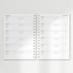 l'agenda undated : the spiral planner