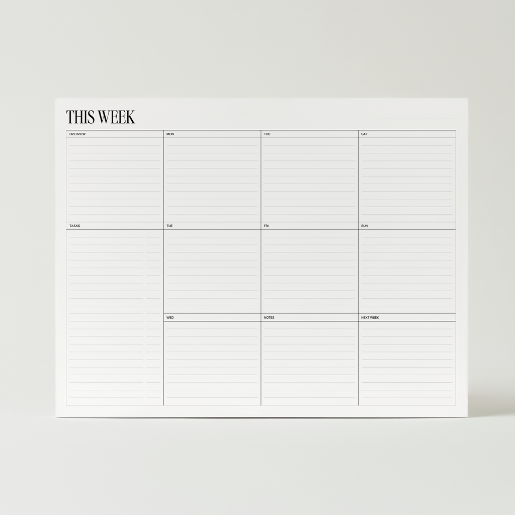 Weekly DeskPad | Vertical