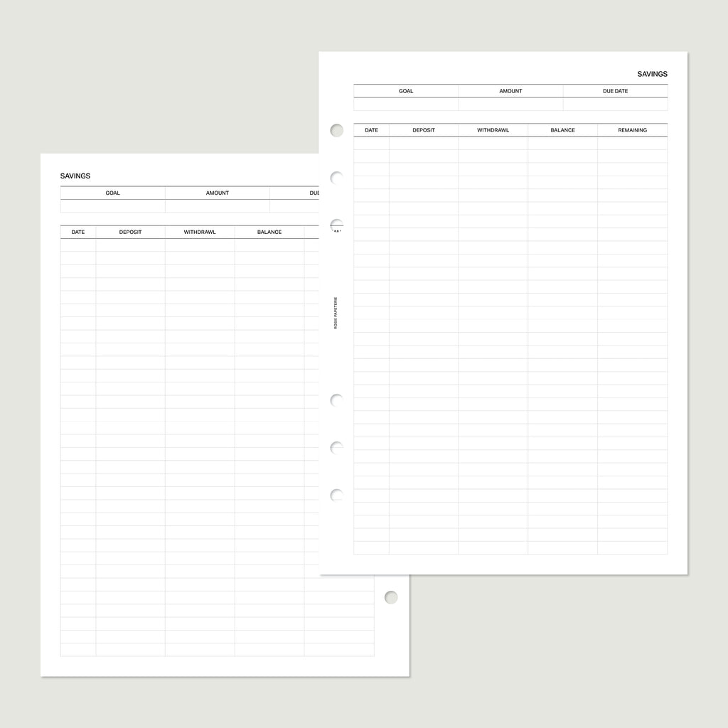 Suivi des Économies