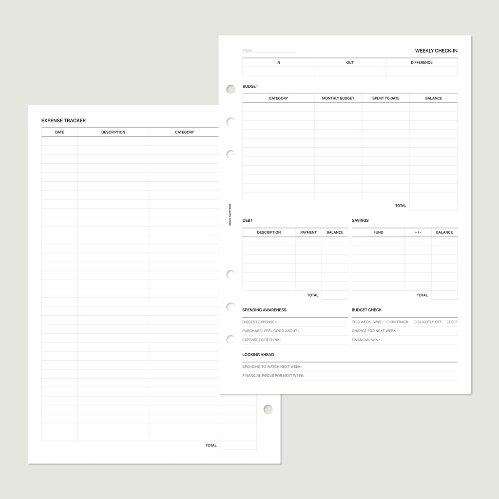 Weekly Check-In - PDF