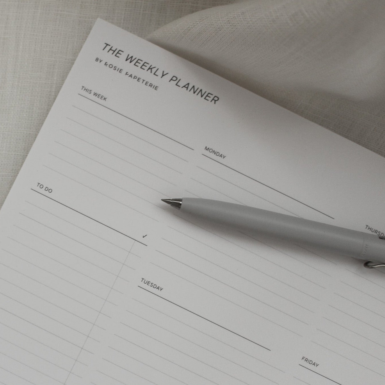 The Weekly Planner | Desk Pad