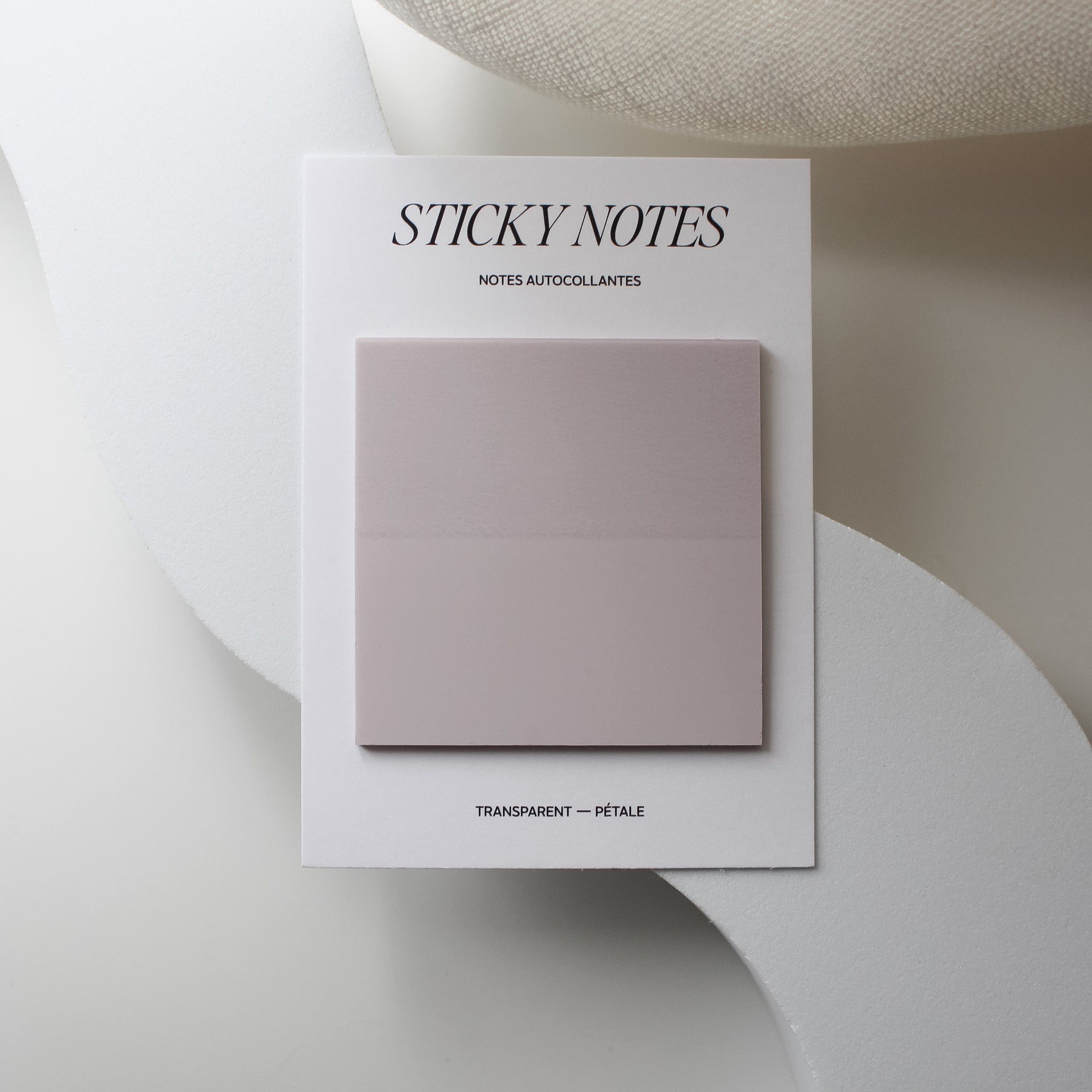 Medium Square Transparent Sticky Notes