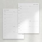 Undated Vertical Weekly Overview