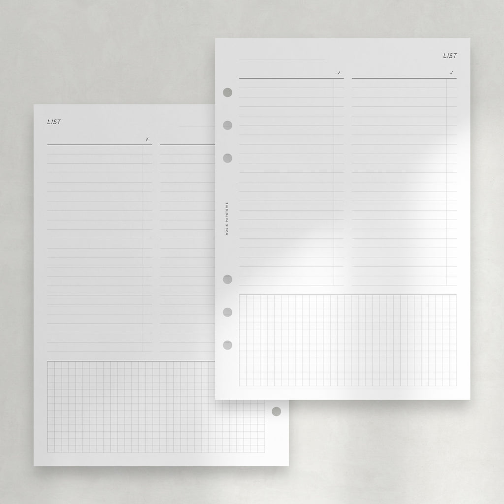 List + Grid