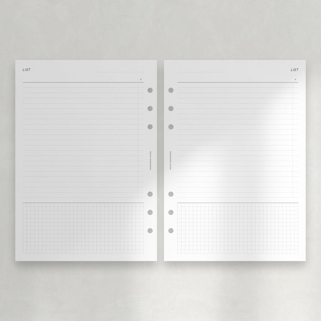 List + Grid
