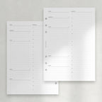 Habitudes horaires quotidiennes non datées - PDF