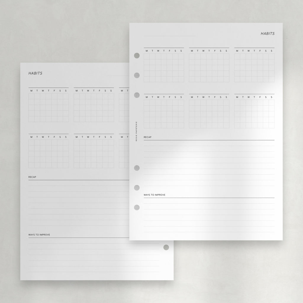 Habit tracker - PDF