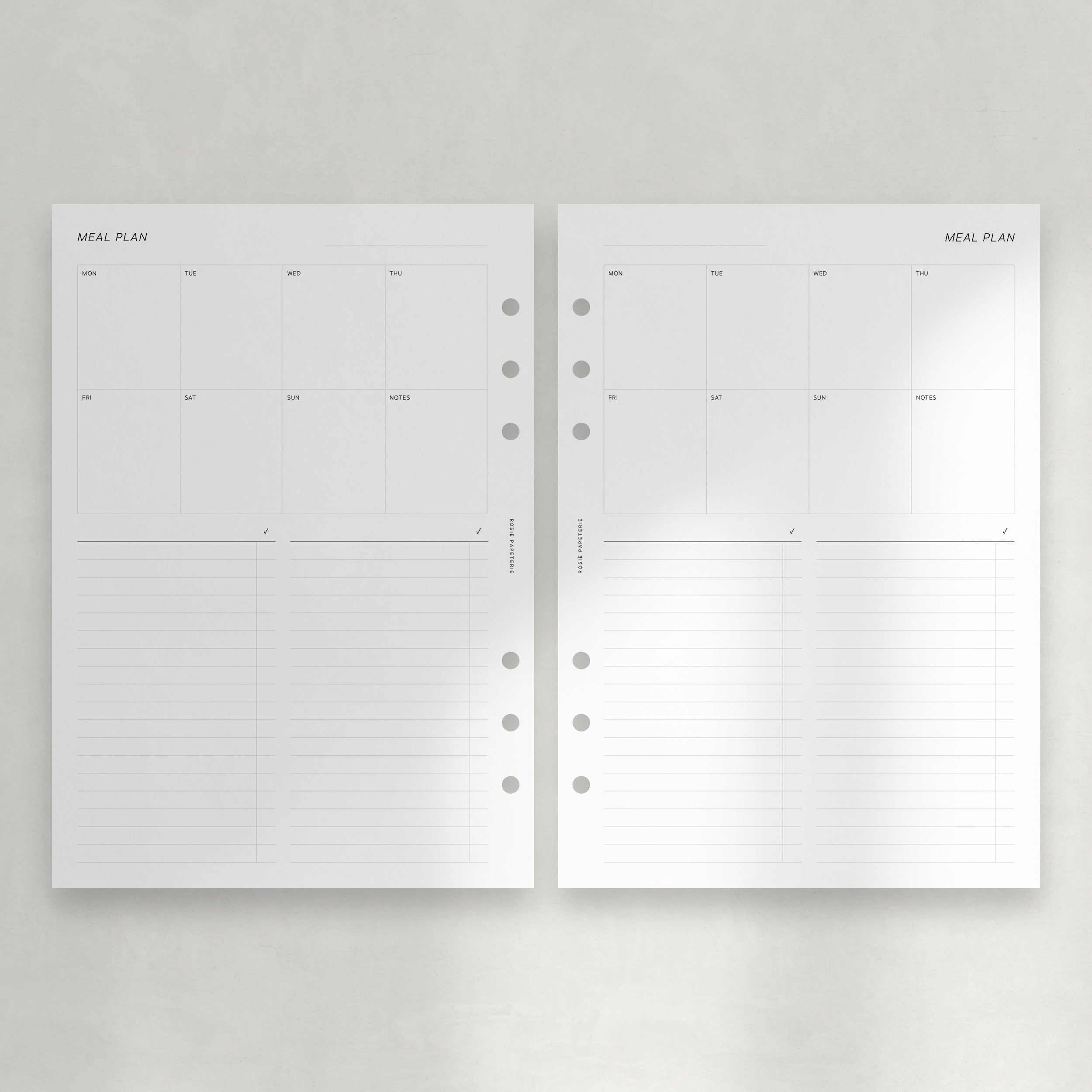 Meal Plan