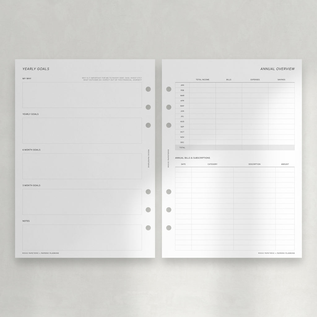 Undated Finance Bundle