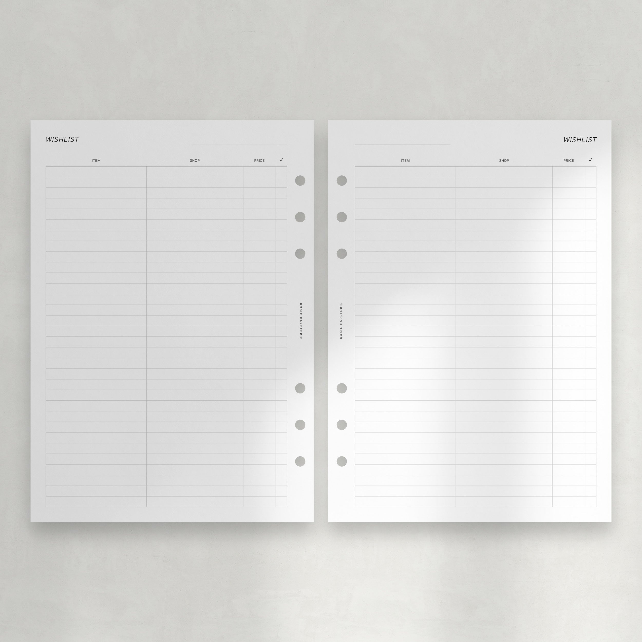 Wishlist - PDF