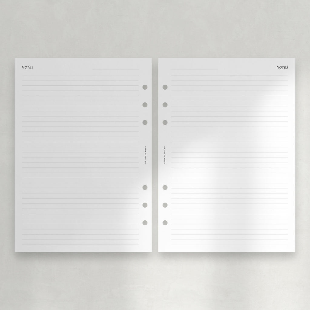 Lined Notes