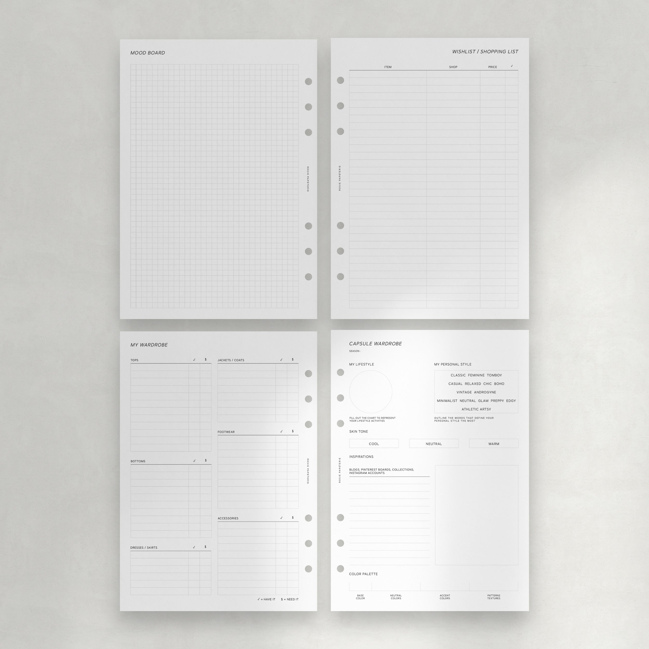 Capsule Wardrobe - PDF