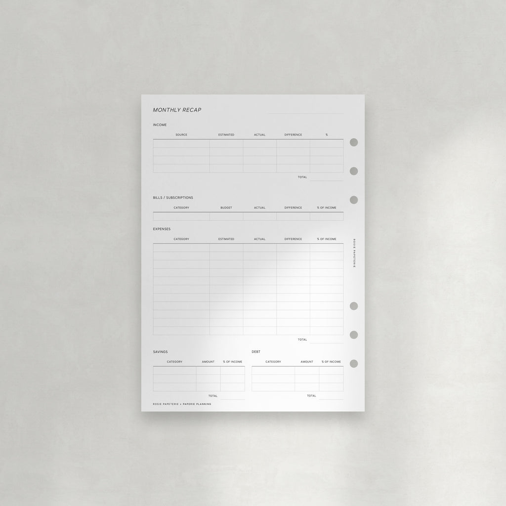 Undated Finance Bundle